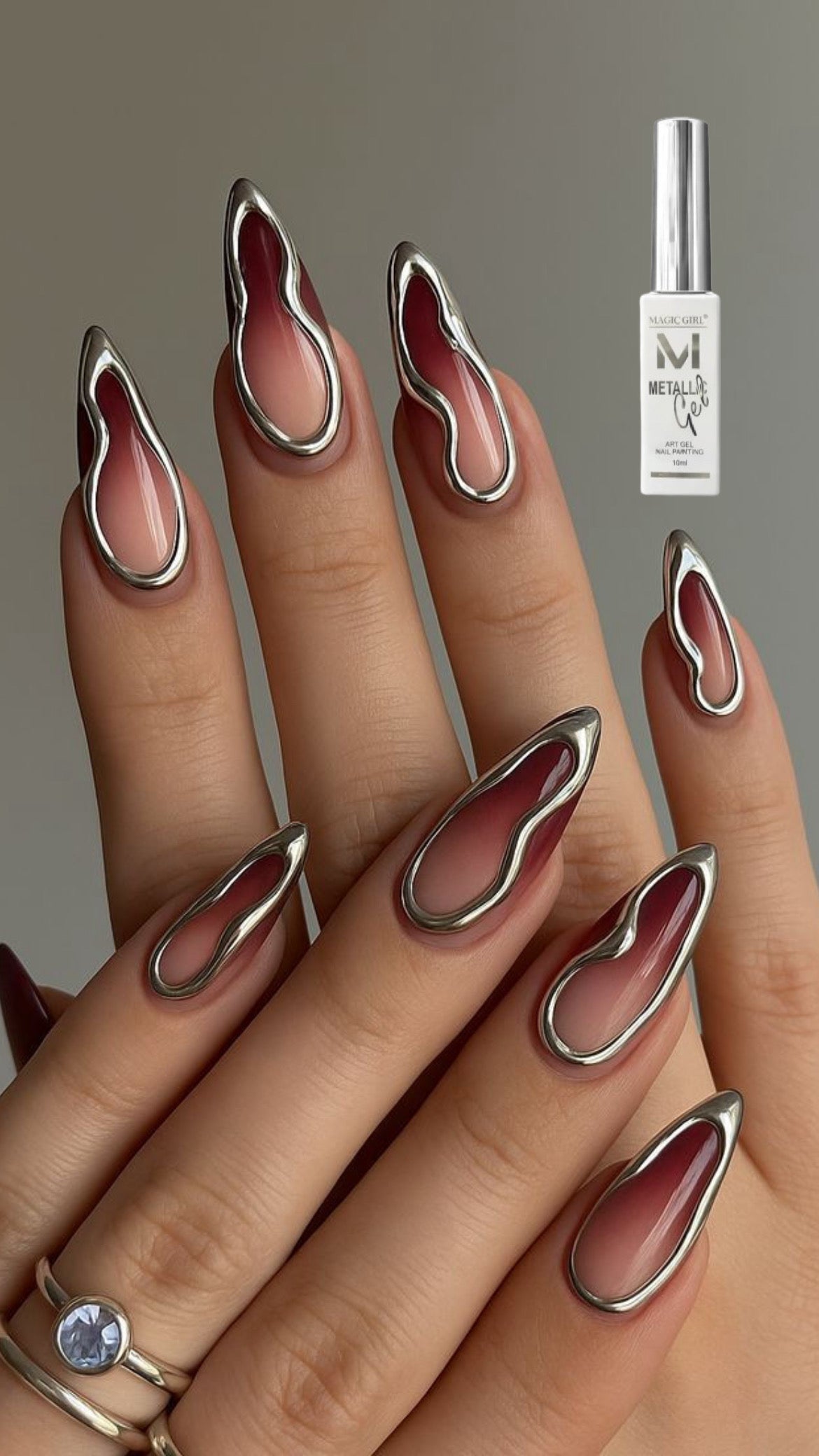 Liner Metalizado Plateado