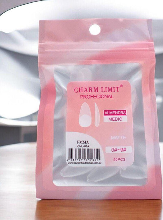Tips SOFT GEL CHARM LIMIT 120U ALMENDRAS