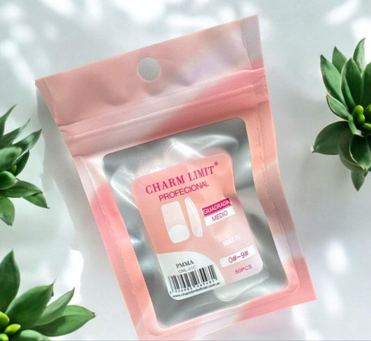 Tips SOFT GEL CHARM LIMIT 120U CUADRADAS