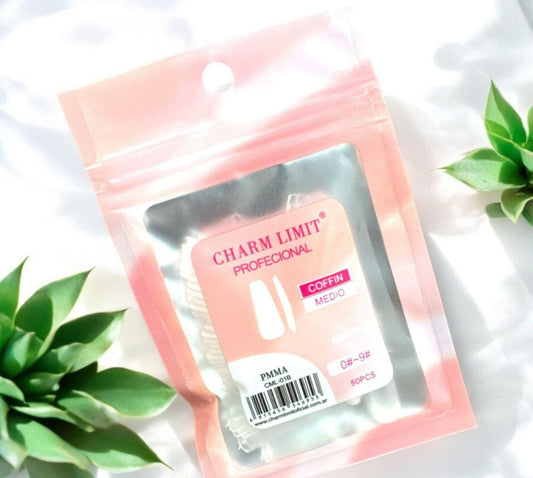 Tips SOFT GEL CHARM LIMIT 120U COFFIN