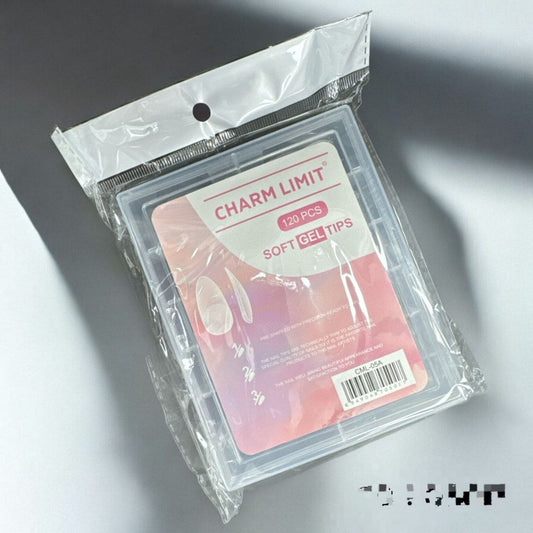 Tips SOFT GEL CHARM LIMIT 120U ALMENDRAS