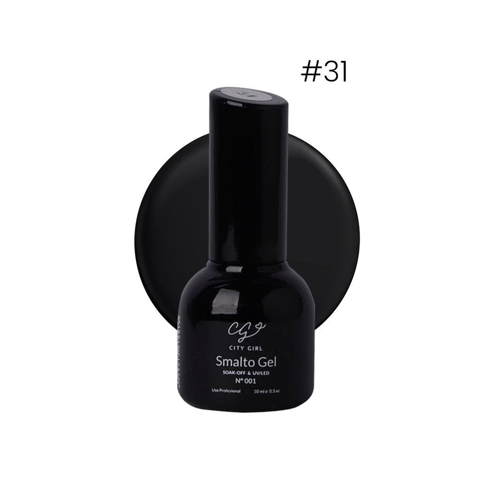 ESMALTE SEMIPERMANENTE CITY GIRL NEGRO