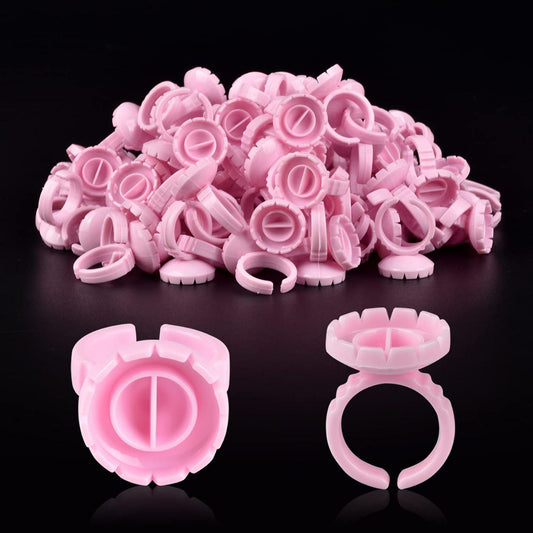 Anillos para Pegamento de Pestañas Corazon