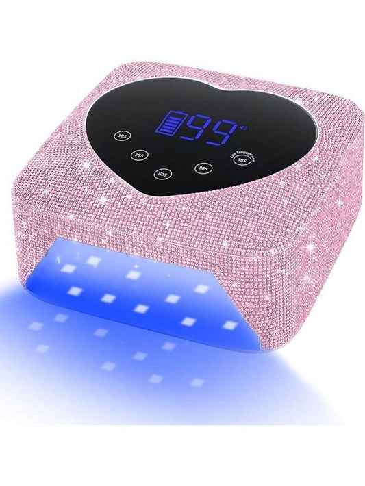 Lampara UV LED Inalambrica con Diamantes 72w