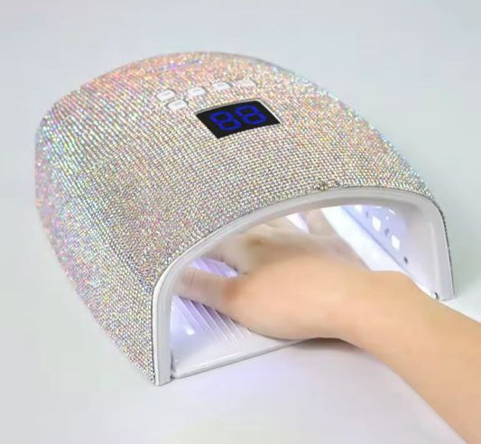 Lampara UV LED Inalambrica con Diamantes 72w