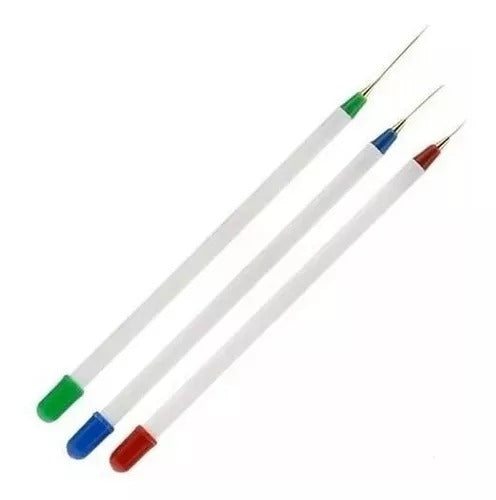 Pinceles Finos Para Decorar Uñas X 3
