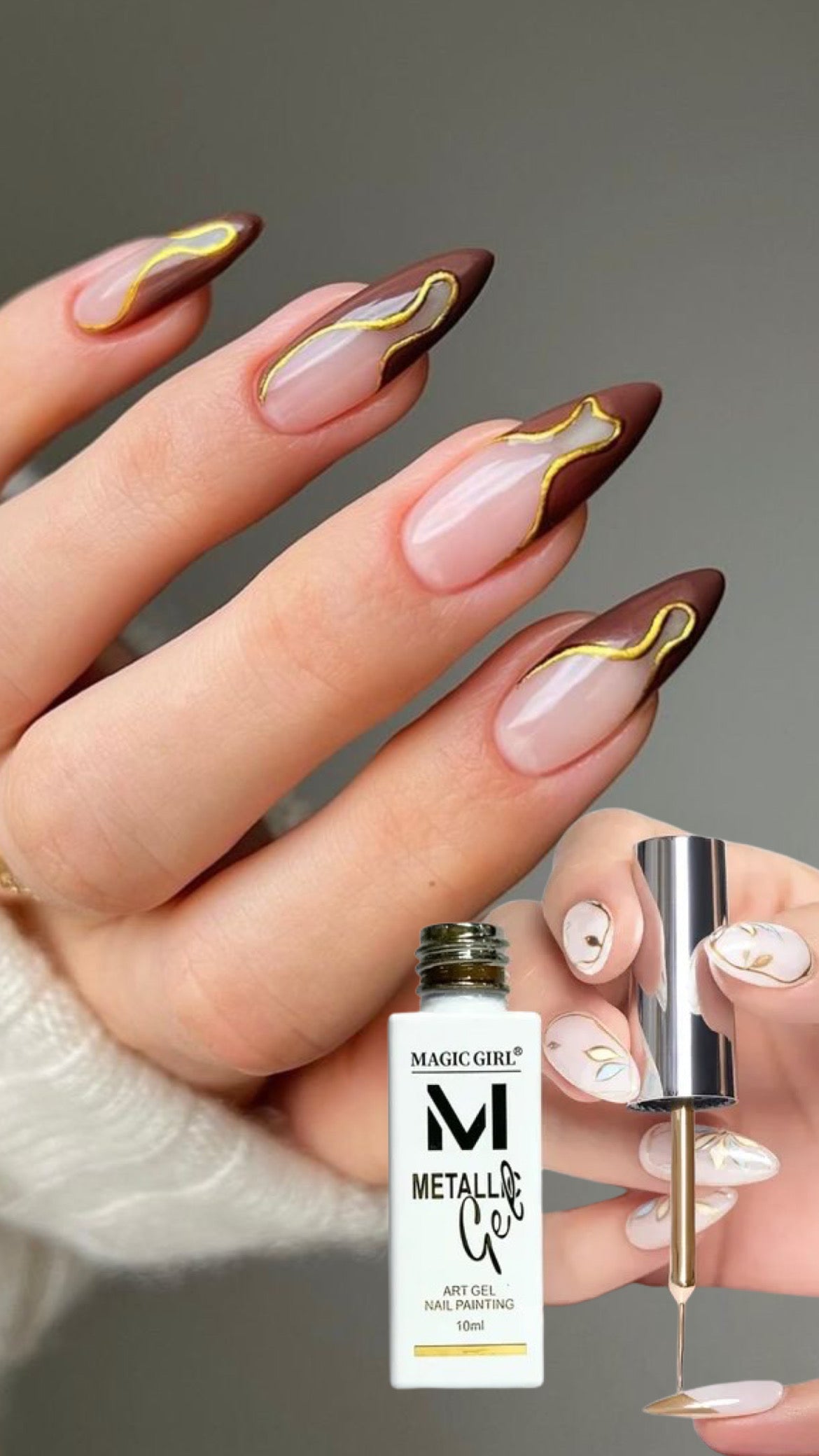 Liner Metalizado Dorado
