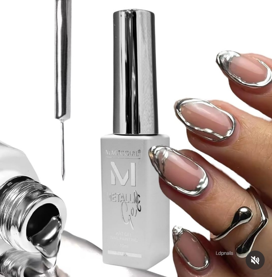 Liner Plateado Metalizado