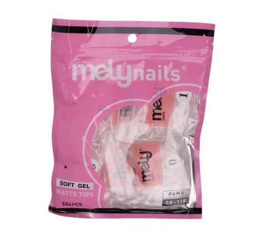 TIPS SOFT GEL MATTE ALMENDRAS EN BOLSA 504PCS