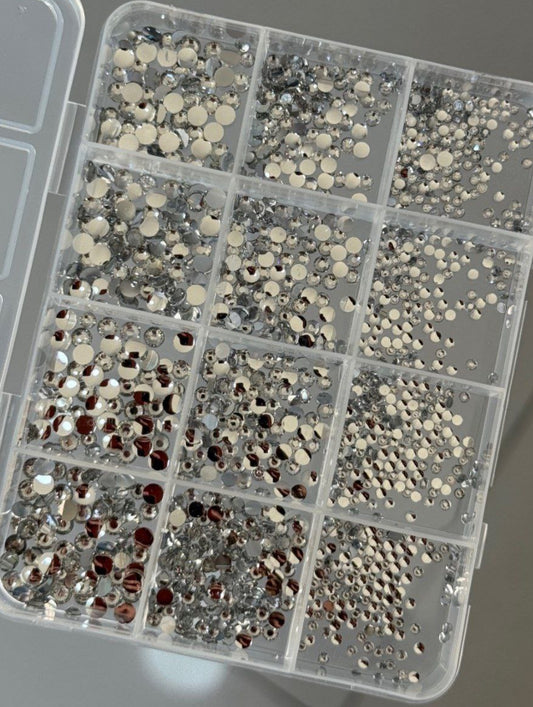 Caja de Strass Plateados