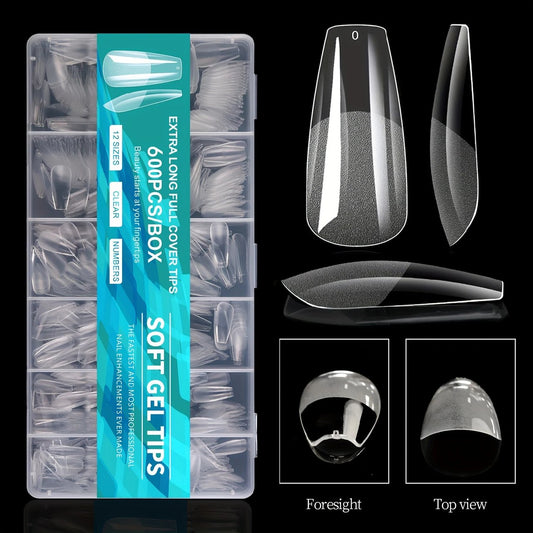 Tips Soft Gel Coffin