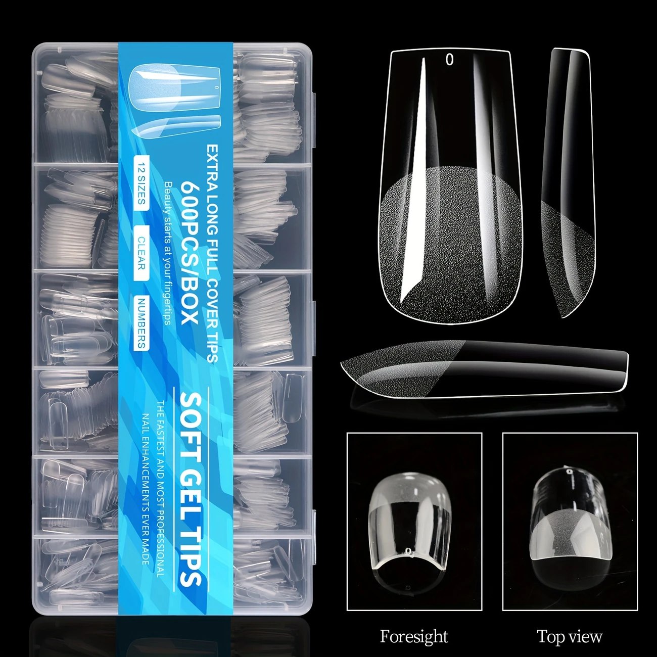 Tips Soft Gel Cuadradas