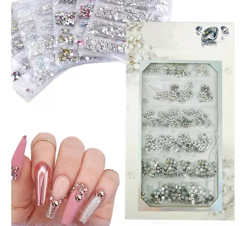 Piedras Crystal Plateado