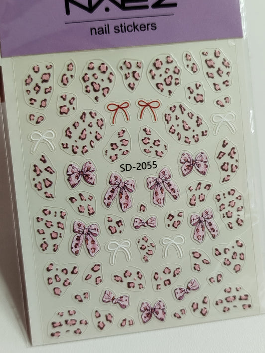 Sticker Animal Print Rosa