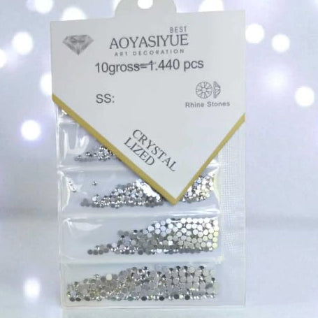 Strass Color Plateadas 1.440pcs