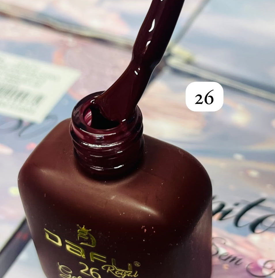 Esmalte Semipermanente DAFU 12ml Bordo #26