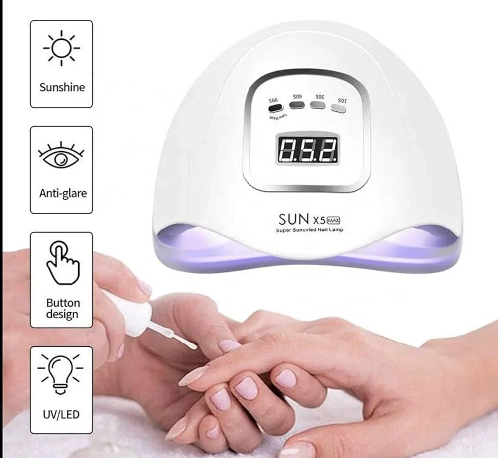 LÁMPARA LED UV PARA UÑAS SUNX5MAX 48W