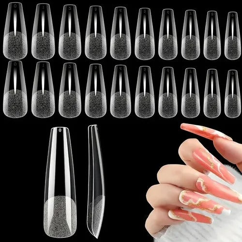 Tips Soft Gel Coffin x 600U