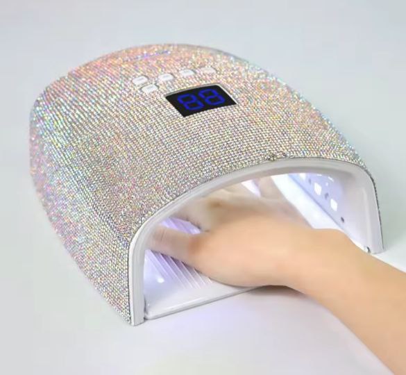 Lampara UV LED Inalambrica con Diamantes 72w