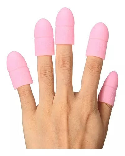 DEDALES DE SILICONA PARA REMOVER SEMIPERMANENTE X5
