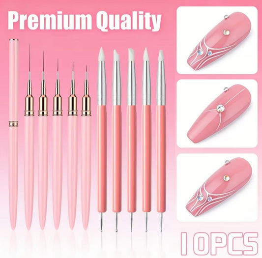 Kit Nail Art x 10 Unidades