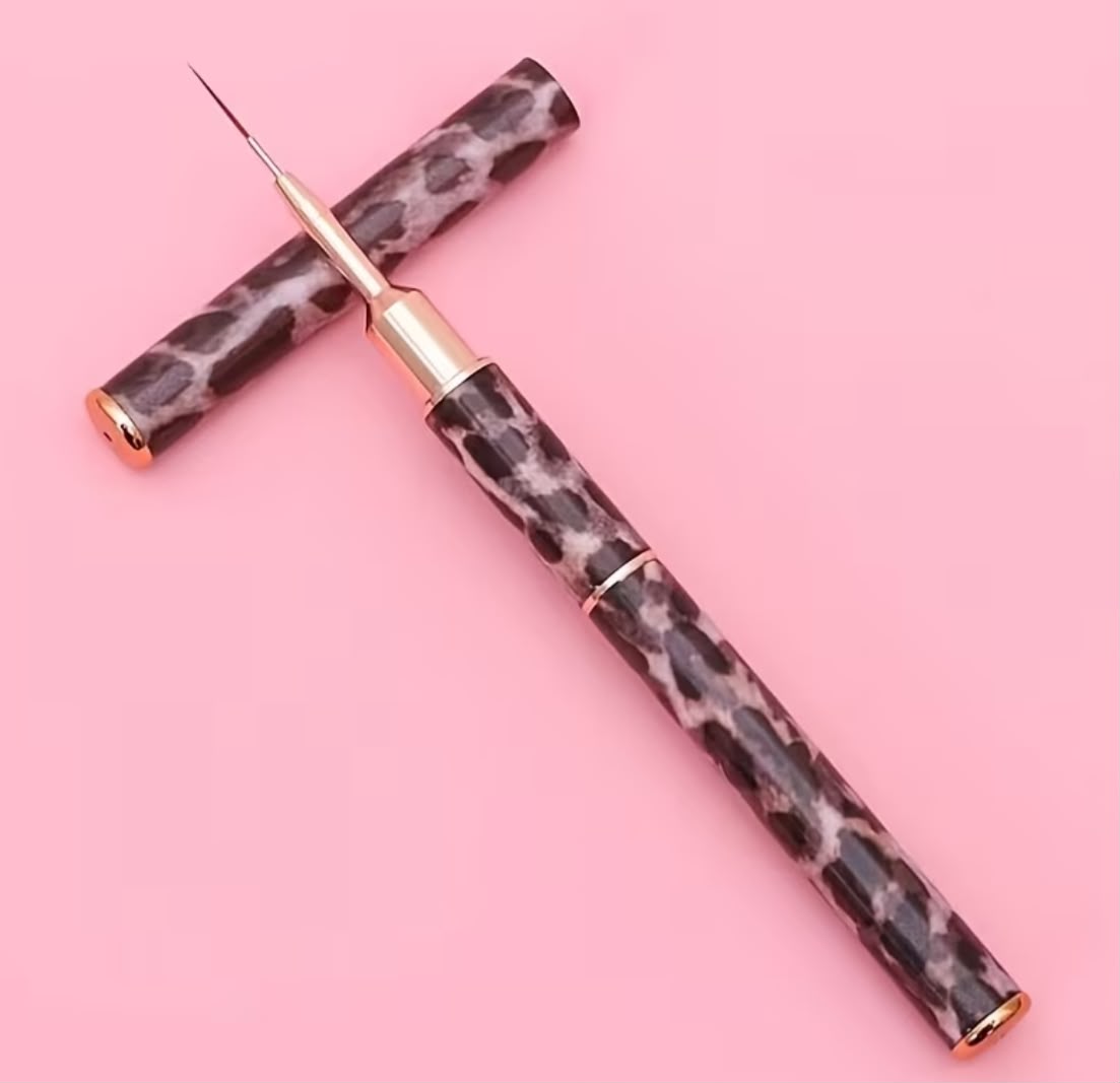 Pincel Liner Doble Punta con Tapa
