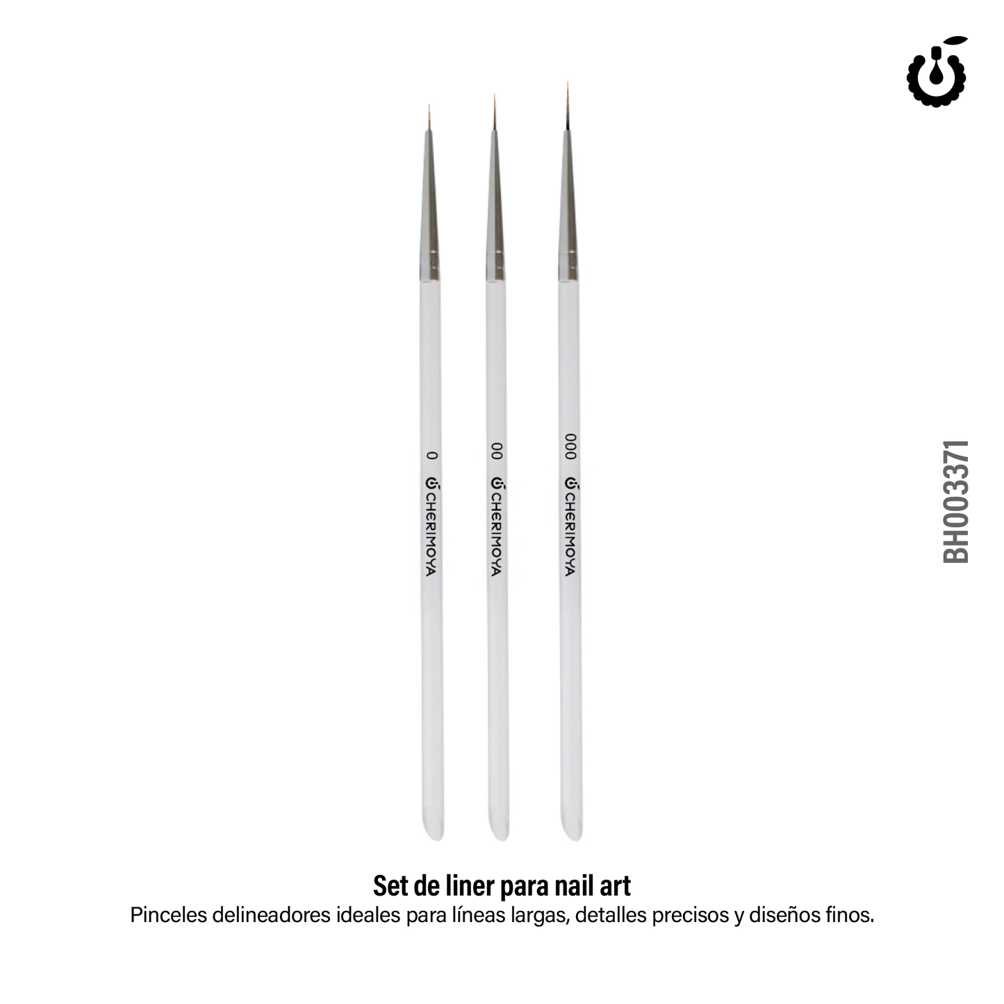 Set de 3 Pinceles Liner Cherimoya