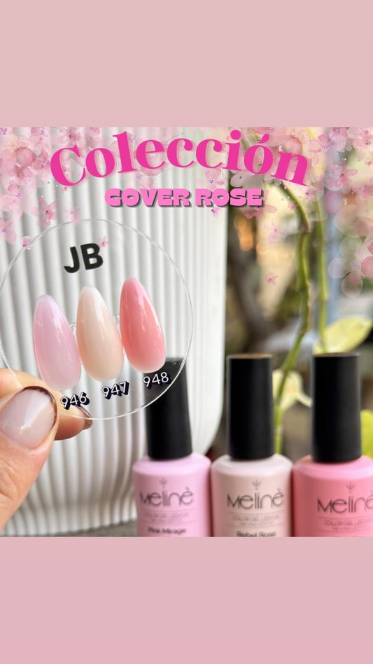 Colección Cover Rose Meline x3 Esmaltes