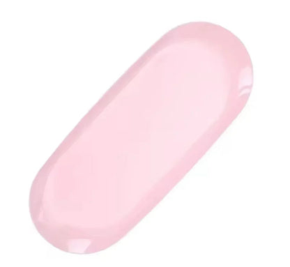 BANDEJA DE ACERO INOXIDABLE PASTEL ROSA