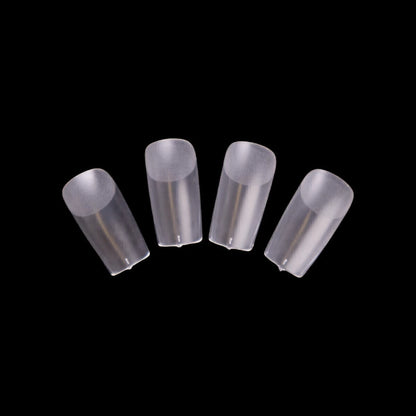 TIPS SOFT GEL UÑAS CUADRADAS PRELIMADAS MATTE ENUMERADAS DEL 1-11 X504PCS MELY