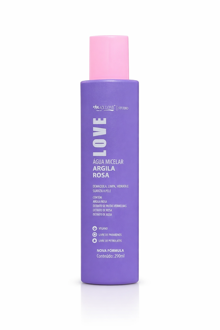 Agua Micelar Arcilla Rosa MAX LOVE 290ml