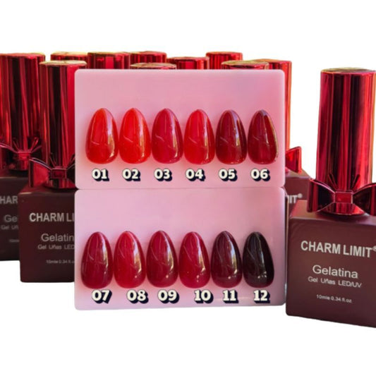 Esmalte Vitral Rojo Charm Limit