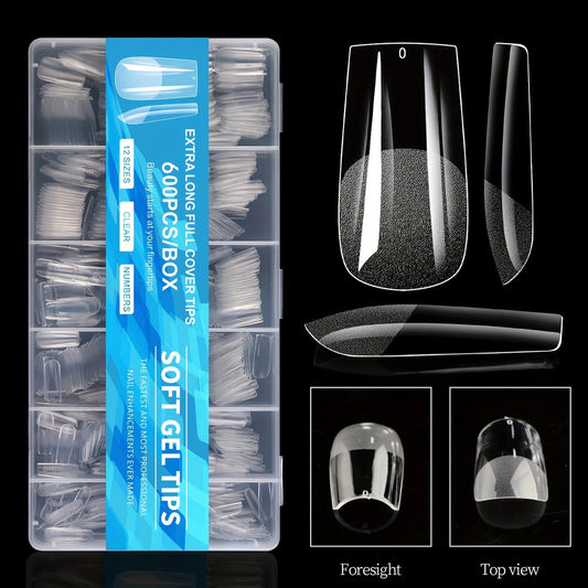 Tips Soft Gel Cuadradas